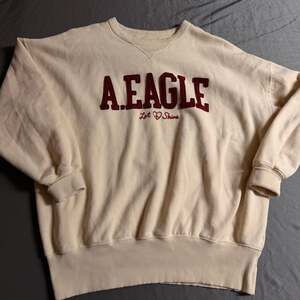 American Eagle Fleece Oversized Vintage Crew Neck Sweatshirt